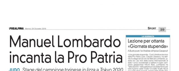 23 Dicembre Manuel Lombardo alla Pro Patria