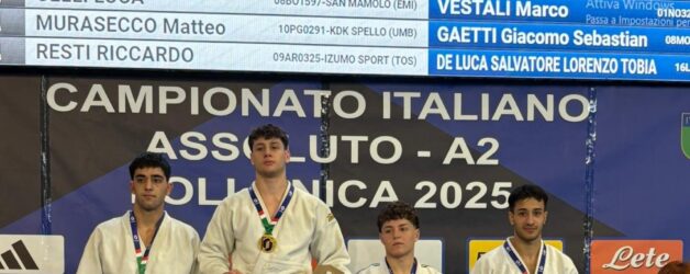 Antonio Polmo Bronzo agli assoluti A2 2025